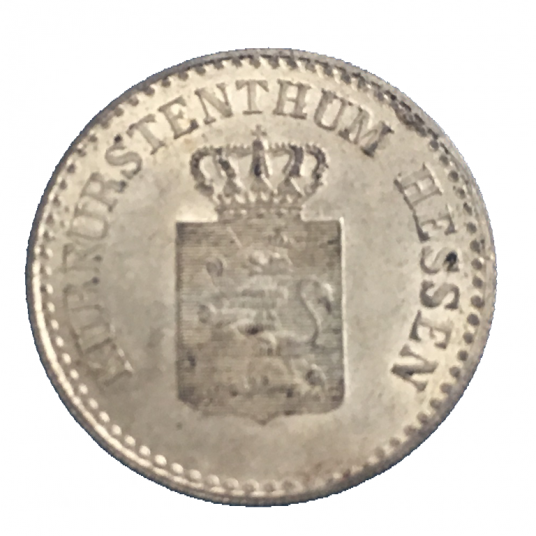 GERMANY HESSEN CASSEL 1 SILBER GROSCHEN 1841 WILHELM Ⅱ 1821 1831