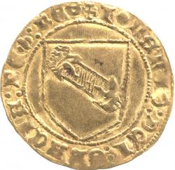 スペイン　1ドブラ金貨　N.D. 　カスティーリャ王・ファン2世(1406-1454)