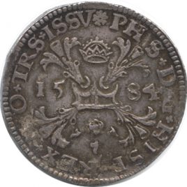 Netherlands Overijsel Burgundian Daalder 1584 Tone UNC