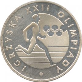 Poland 100Zlotych 1980 Olympic Runner